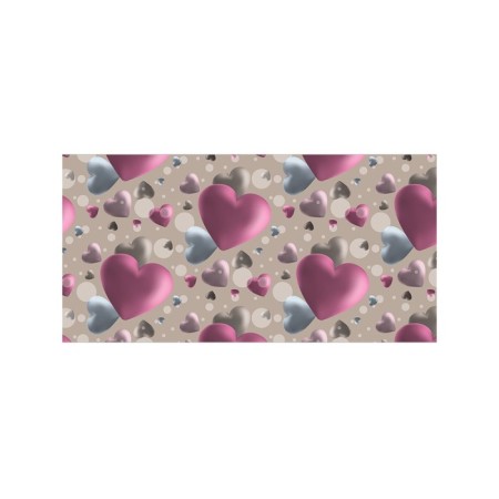 Basket for toys "Volumetric hearts, size 35x50 cm-1