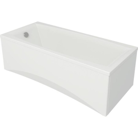Bath screen frontal Cersanit Virgo 180, universal, white color-1