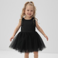 Dress for Girls Minaku: Partydress Black color, height 128