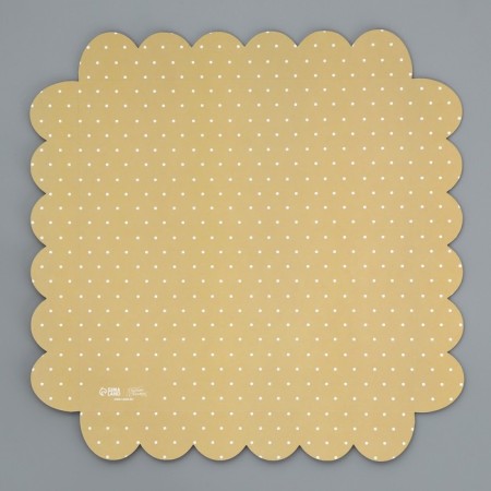 Cookie box, confectionery packaging with PVC lid, lace, 21 x 21 x 3 cm-3
