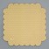 Cookie box, confectionery packaging with PVC lid, lace, 21 x 21 x 3 cm