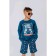 Sweatshirt for boys, height 122 cm, blue color
