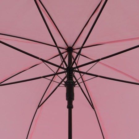 Umbrella - semi -automatic cane "plain", 8 spokes, r = 47 cm, pink color-7
