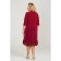 Female dress, size 52, burgundy color