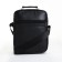 Male bag on lightning, long belt, black color