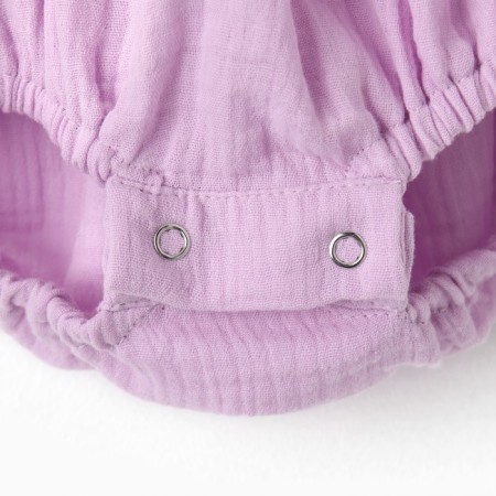 Body with ruffles crumb I am "Muslin", height 62-68 cm, lilac color-4