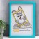 Photo frame L-3 21x30 cm turquoise (plastic screen)