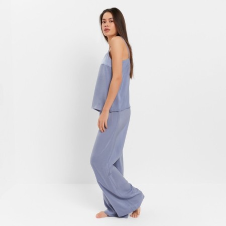 Female set (T -shirt, trousers) KAFTAN "SILK" p. 42, blue-1