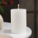 Candle-cylinder smooth, 7x10.5 cm, white, 18 hours