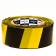 KlebeBander fencing tape, 50mm*200m, black-yellow, non-nuclear