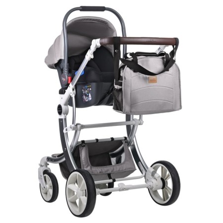 Auto-luggage for a stroller Farfello Aimile KS-2150/A, group 0+ (0-13 kg), Cappuccino color-6