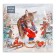 New Year's napkins Paper Home Collection "Beloved Friend", 3 layers, 33x33 cm, 20 pcs