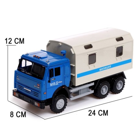 CAMAZ truck. Police ", inertial, open doors, sound and light effects-1
