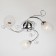 Roksana 3x60W e27 chandelier chrome