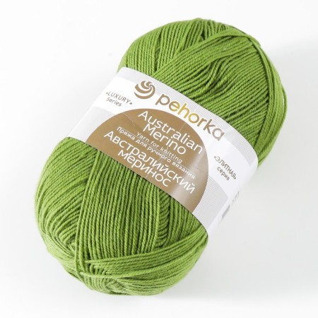 Yarn "Australian Merinos" 95% Merin. Surest, 5% acrylic volumetric 400m/100g (252-Gorokh)-1