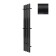 Terminus quatro electric heated towel rail "Prof", 1200x210 mm, Black Muar