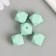 Busina silicone "polyhedron" Tender mint d = 1.7 cm