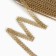 Braid curl gold 1.5 cm winding 25 meters
