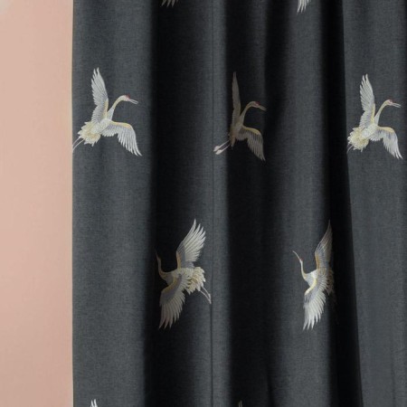 Set of curtains "Anika", size 2x145x270 cm, color wet asphalt-1
