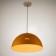 Lamp "Half -Sphere" 1x60W E27 yellow 35x35x27 cm