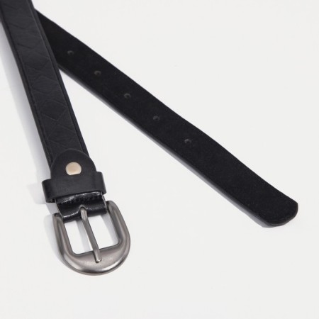 Building belt, width 2.2 cm, screw, buckle metal, black color-1