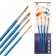 System of Synthetics 4pcs Rules "Classic Color", (Round No. 3, 4, 5; Flat No. 7)