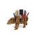 The prefabricated model, the desktop organizer "Bear", brown, Ewa Design