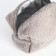 Women's road cosmetic bag with a Textura lining, gray color