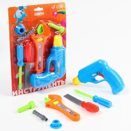 Set of tools Smeshariki, 7 items