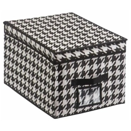 Storage box "Petit", 40x30x25 cm, black and white