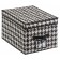 Storage box "Petit", 40x30x25 cm, black and white