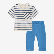 Set: T-shirt and pants crumb I am Basic Line, height 86-92 cm, blue