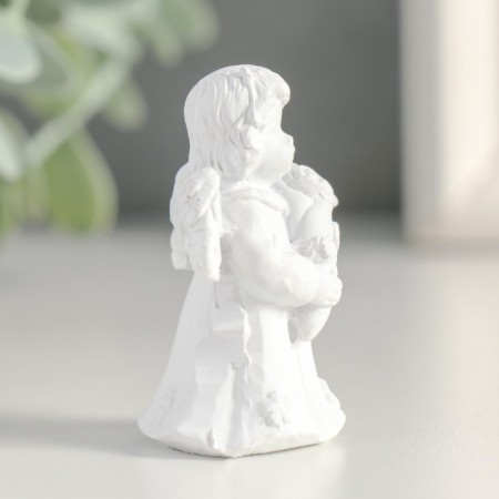 Polystone souvenir "Snowthrough angel in a dress with flowers" mix 5.2x3.3x3 cm-4