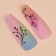 Follow nails "Frigs", 12 pcs, with adhesive plates, ballerina shape, multi -colored