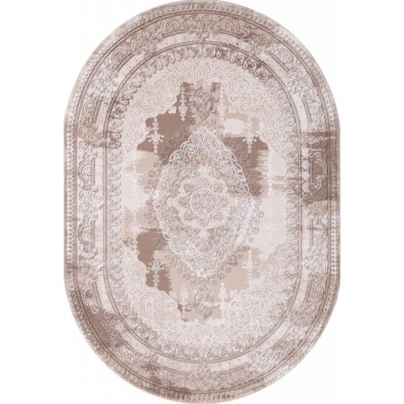 Oval Karmen Hali Armina, size 80x150 cm, color Brown/Brown