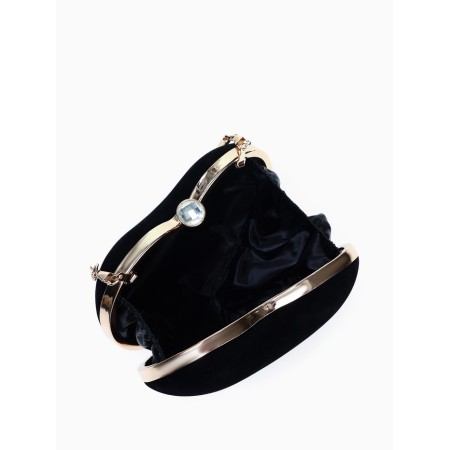 Female bag on farmar, black color-3