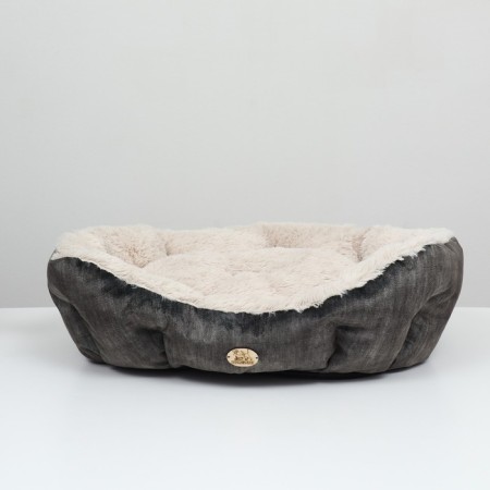 Lynchus-tenformer, velor + claim. fur, 60 x 50 x 15 cm, mix-1