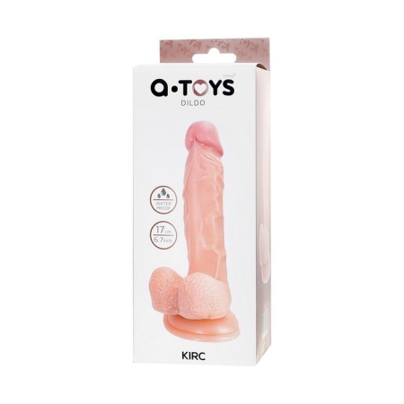 Realistic phallimitator A-Toys By Toyfa Kirc, TPE, bodily, 17 cm-13