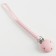 Holder for the nipple - dummy "rings", silicone, pink color