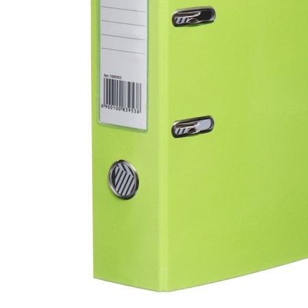 PAPKA-registrar A4 75mm Calligrata laminated, light green-2