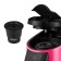 Coffee machine KitFort KT-7121-1, capsule, 800 watts, 0.36 l, pink