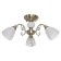 Lamp Ceiling Economic light 4671/3AB WT, 3x40W, E27, 33x55x55 cm, white color
