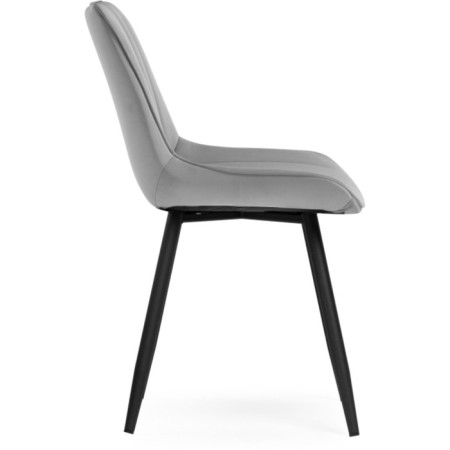 Sedal Seda Metal/velor, black/light gray 50x56x82 cm-2