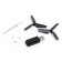 A Quadrocopter Radio Management Drone, backlight, works from the battery, the color is blue