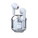 Wireless headphones Air31, TWS, vacuum, BT 5.0, 45/230 mAh, transparent, white