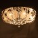 Svetogor chandelier "Simoda" 8x60W E27 LED lighting chrome 60x60cm
