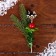 New Year's composition "Decor branch"