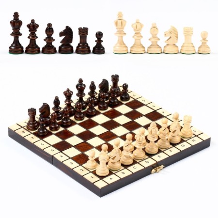 Chess Polish Madon "Olympic", 28.5 x 28.5 cm, King H-6.5 cm-1