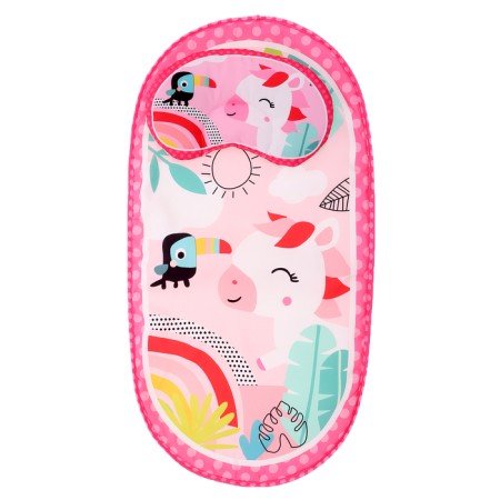 Musical cradle for newborns, pink color-11
