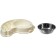 Animal bowl Bradex "Smart feeding", 29x21x5cm, stainless steel, plastic, white